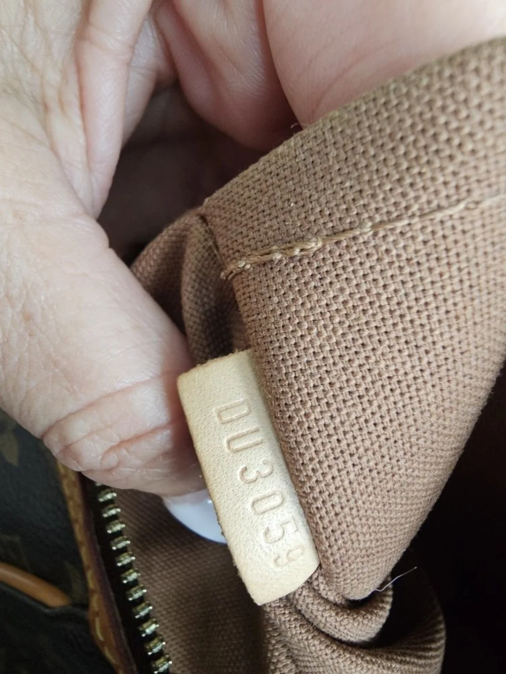 Louis Vuitton Thames GM Brown Monogram Canvas Hobo Bag